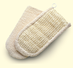 Handske med sisal och bomull