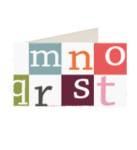 Minikort - bokstäver
