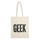 Naturvit tygpåse - GEEK - bild 1