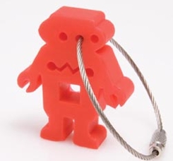 Nyckelring, robot