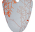 Stövelstöd - silver med orange kvistar